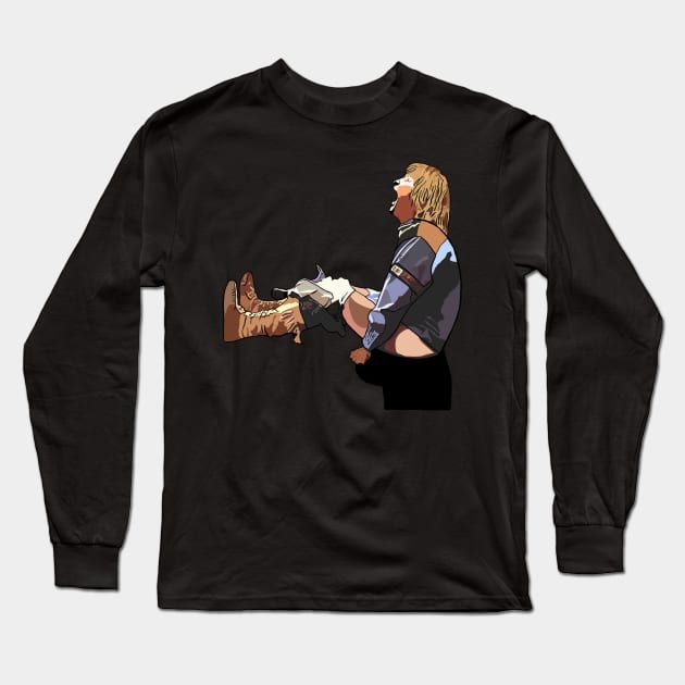 Funny Bathroom Long Sleeve T-Shirt by lahuwasi